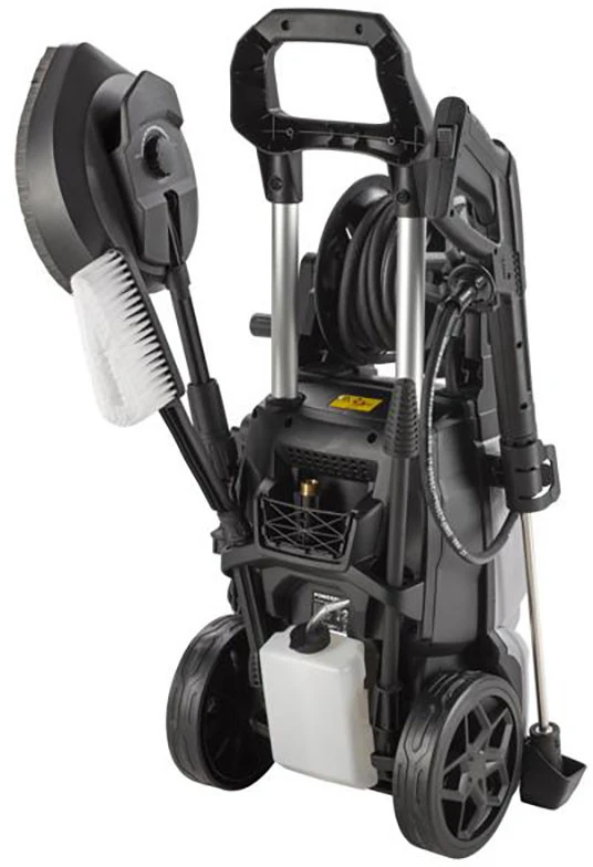 POWERPLUS POWXG90426 aukšto slėgio plovykla automobiliams ir lauko paviršiams valyti 2500W 195bar 8m žarna 1.1L bakas