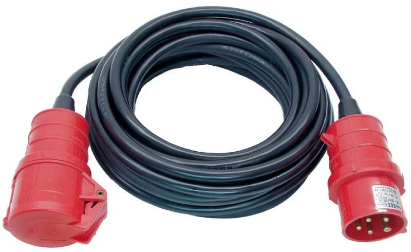 Brennenstuhl IP44 prailginimo kabelis 25 m juodas H07RN-F 5G2.5 (1167720)