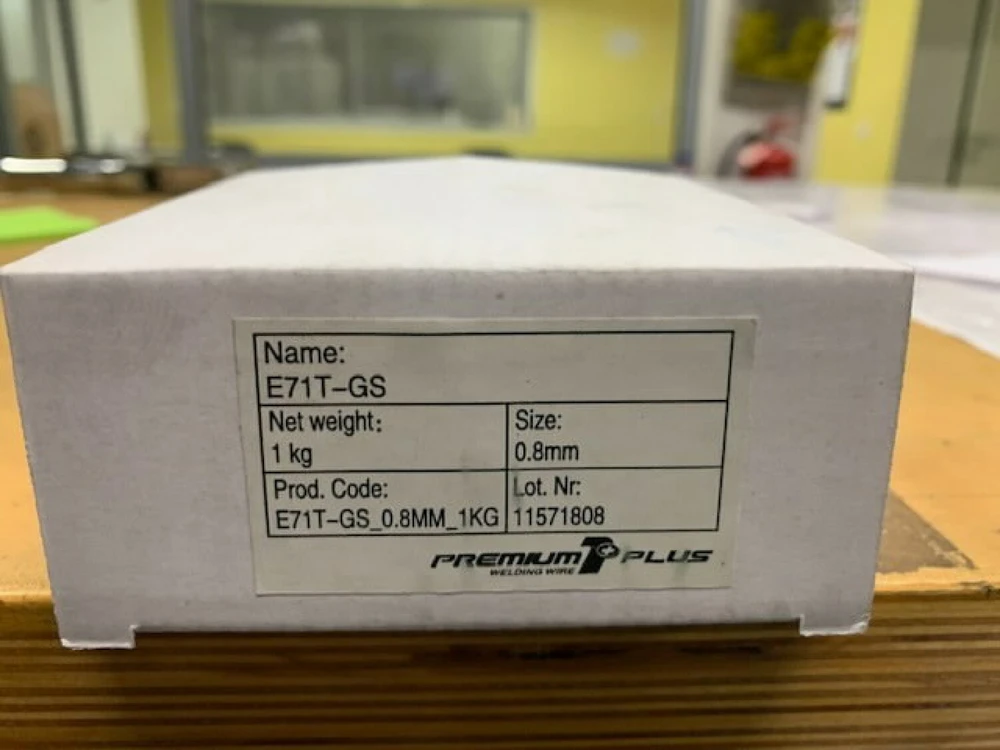 Premium1 Suvirinimo miltelių viela E71T-GS_0.8MM_1KG, 0,8mm, 1kg, atvirkštinė polarizacija, be dujų