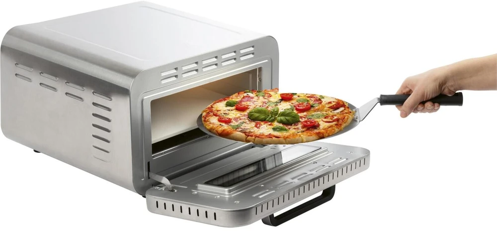 Sumuštinių keptuvas Profi Cook „ProfiCook PC-PO 1323“ picų kepimo aparatas, 1 pica(-os), 2100 W, nerūdijantis plienas