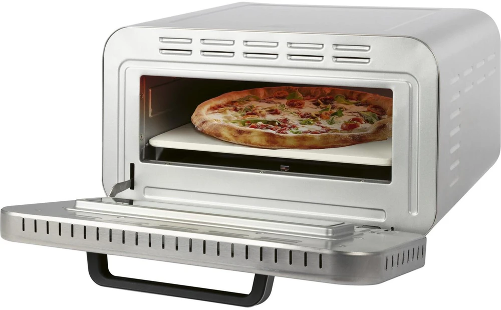 Sumuštinių keptuvas Profi Cook „ProfiCook PC-PO 1323“ picų kepimo aparatas, 1 pica(-os), 2100 W, nerūdijantis plienas