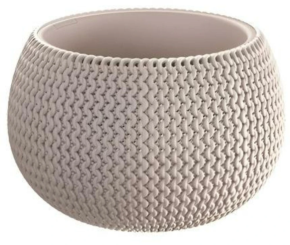 Prosperplast Gėlių vazonas "Splofy Bowl", 11x14 cm, rudos spalvos
