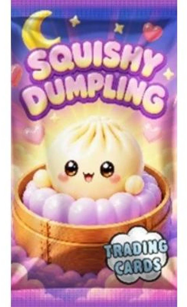 Pulio Kolekcionuojamos kortelės squishy dumpling maišelis display 20 vnt.