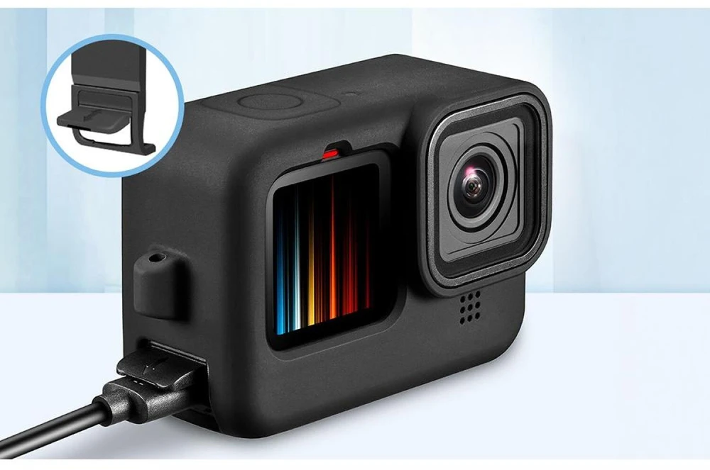 Korpuso dėklas PULUZ, skirtas GoPro Hero 9 / Hero 10 / Hero 11 / Hero 12 (juodas)