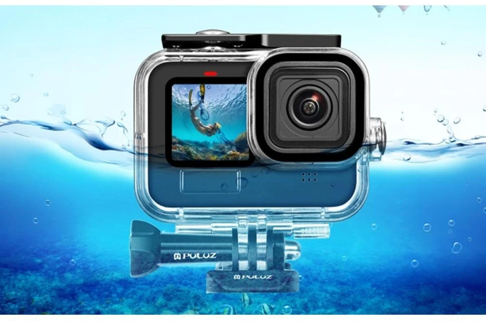 PULUZ vandeniui atsparus dėklas, skirtas GoPro HERO13 (juodas / 12 juodas / 11 juodas / 10 juodas / 9 juodas)