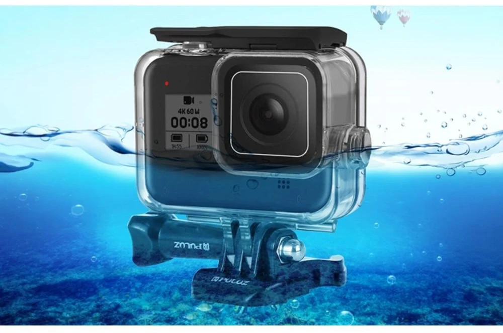 Puluz vandeniui atsparus dėklas, skirtas GoPro HERO8 Juodas