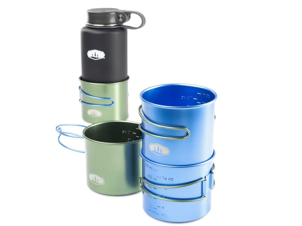 GSI Outdoors Steel Tourist Bottle Cup Mėlyna 591 ml