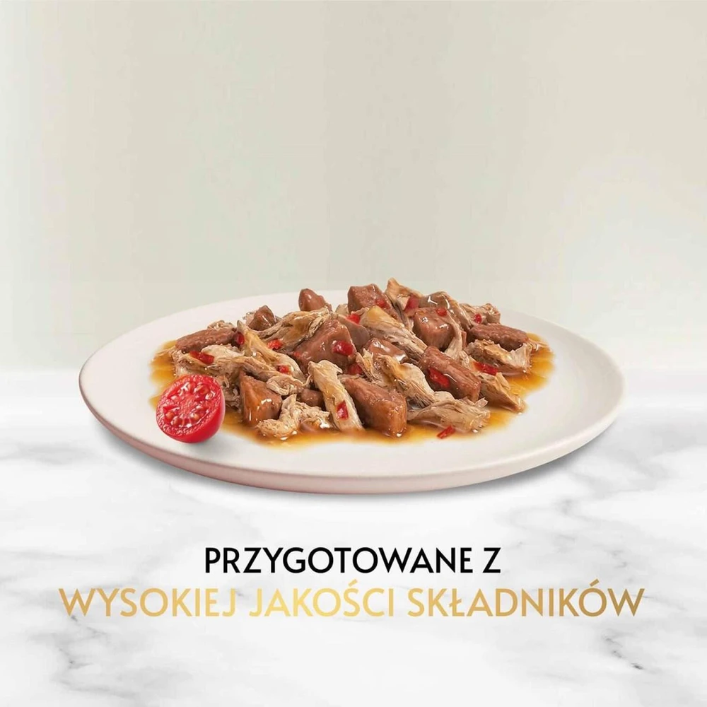 Purina Nestle Drėgnas Kačių Maistas - GOURMET GOLD Jautiena Ir Vištiena 85g