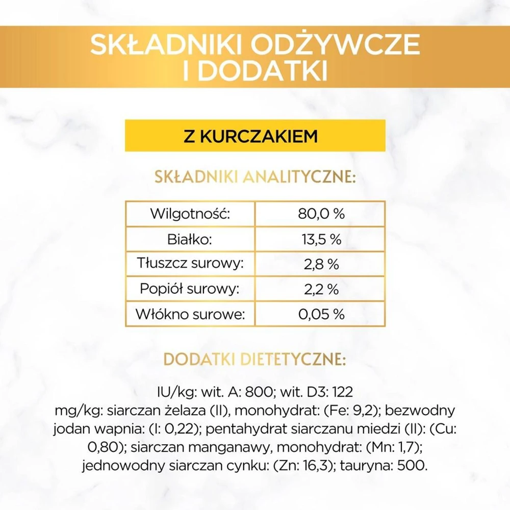 Purina Nestle Drėgnas Kačių Maistas - Purina Gourmet Gold Succulent Delights 85g Vištiena