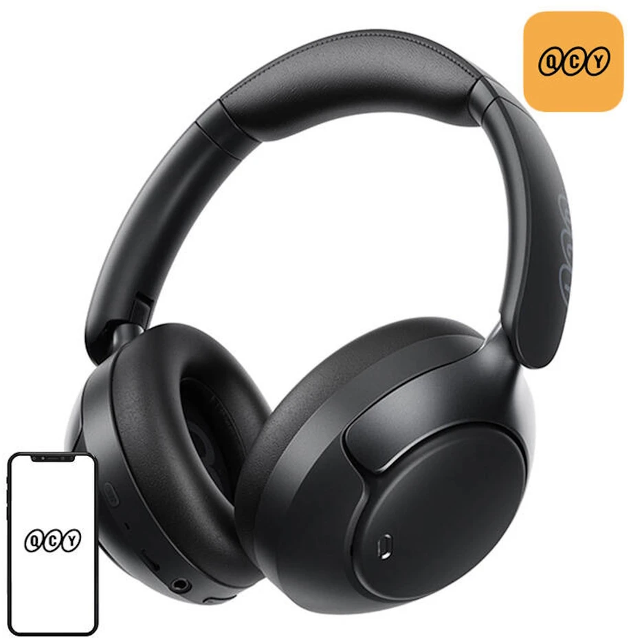 QCY H3 pro ANC belaidės ausinės (juodos)