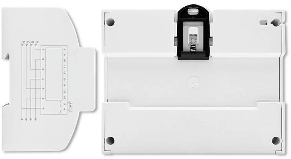 „Qoltec“ 3 fazių dvikryptis elektroninis skaitiklis | Energijos skaitiklis, montuojamas ant DIN bėgelio | 400 V | 100 A | LCD | 4P