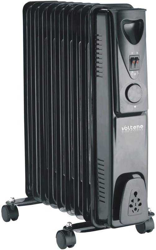 Volteno GRZEJNIK OLEJOWY 9-ŻEBEREK 2000W JUODA