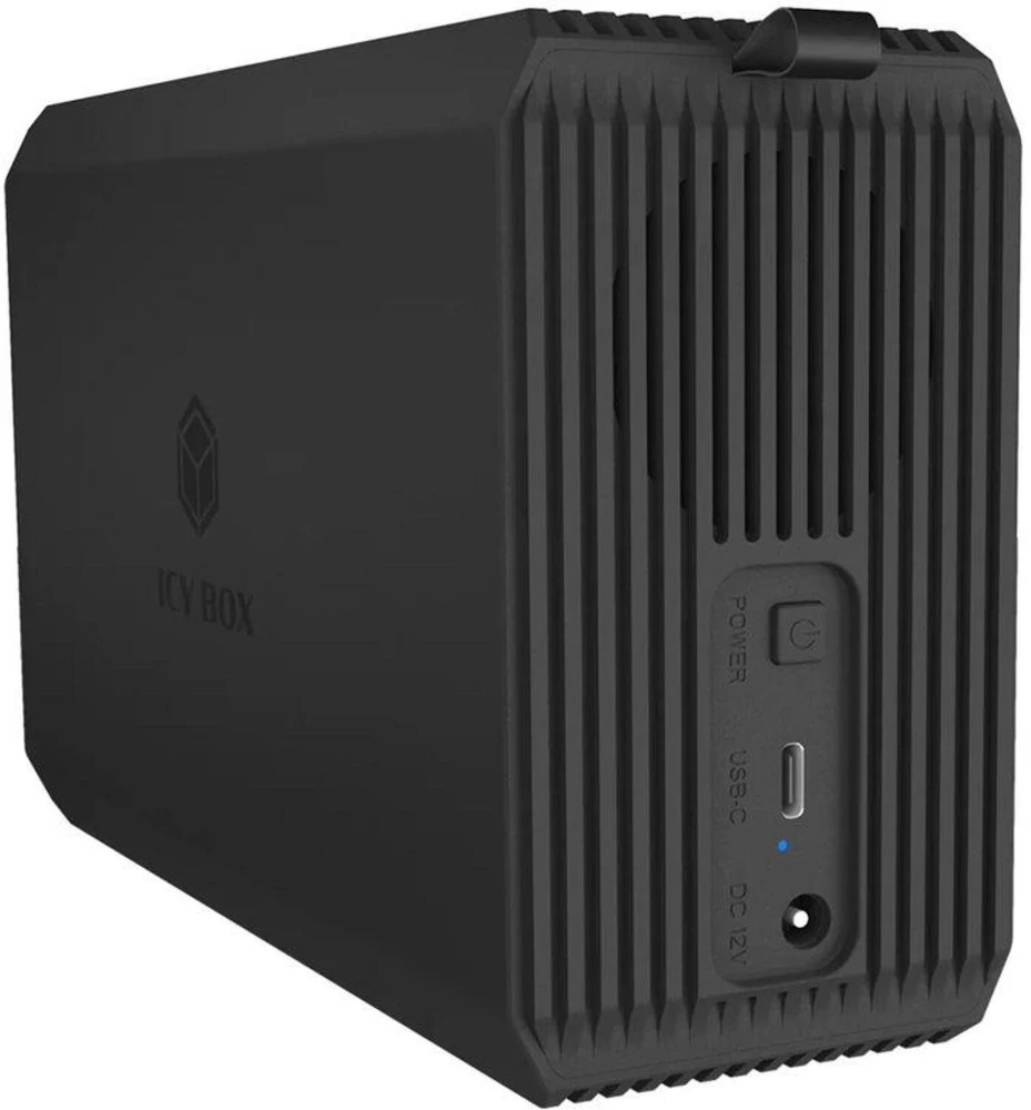 „Raidsonic“ | Dviejų skyrių RAID sistema, HDD/SSD USB 3.2 (2 karta) su ventiliatoriumi | IB-RD3720-CU3