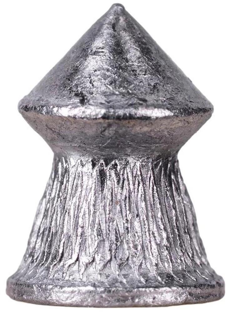 5.5 mm RANGER Diabolo Klasikinės su grioveliais, smailus galiukas, 250 vnt., 1.00 g