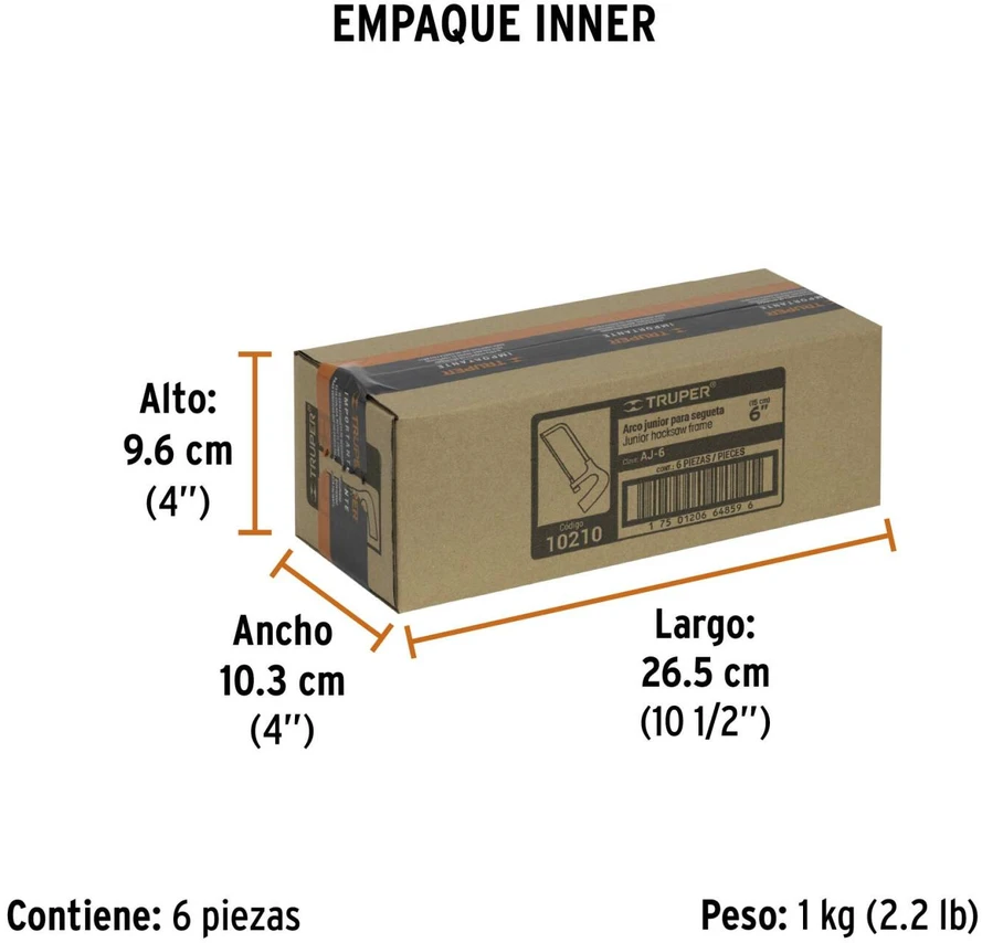 Mini metalo pjūklelis "Junior" 150mm Truper®