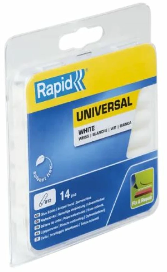 Glue sticks 12x94mm, universal, baltas,125g, Rapid