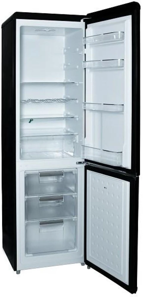 Šaldytuvas Retro fridge-šaldiklis Ravanson LKK-250RB