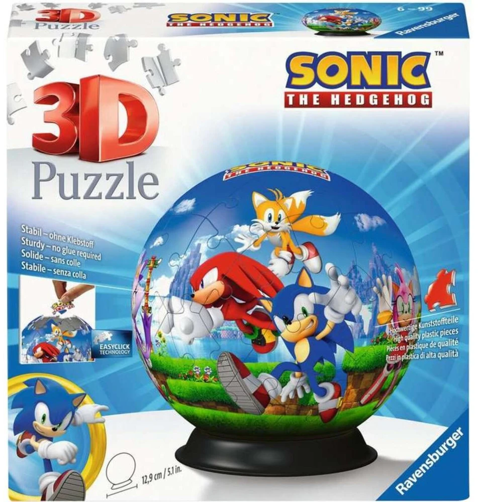 Ravensburger 3D Dėlionė 73 vnt. - Sonic
