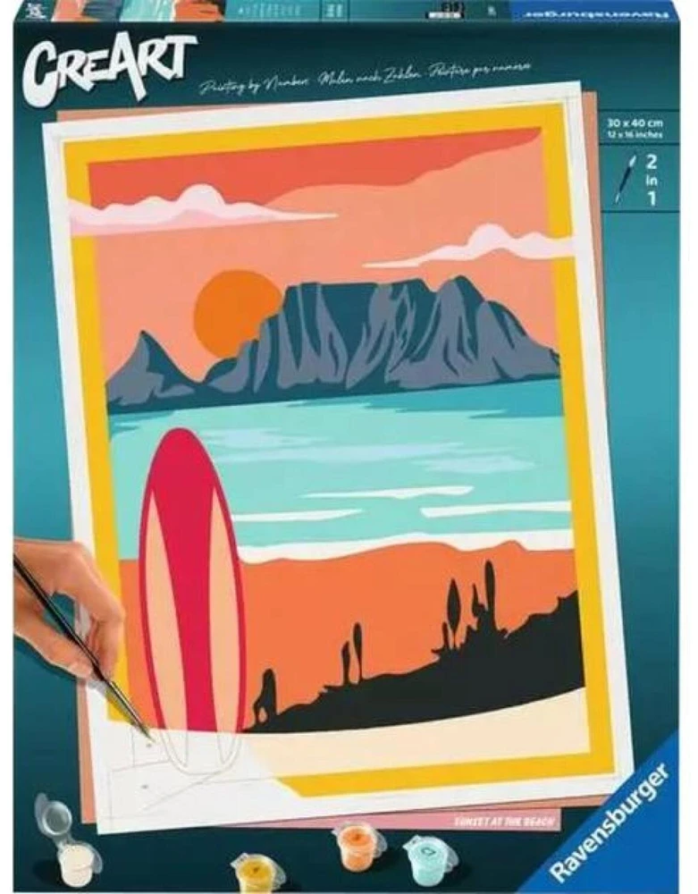 Ravensburger CreArt - Sunset at the Beach