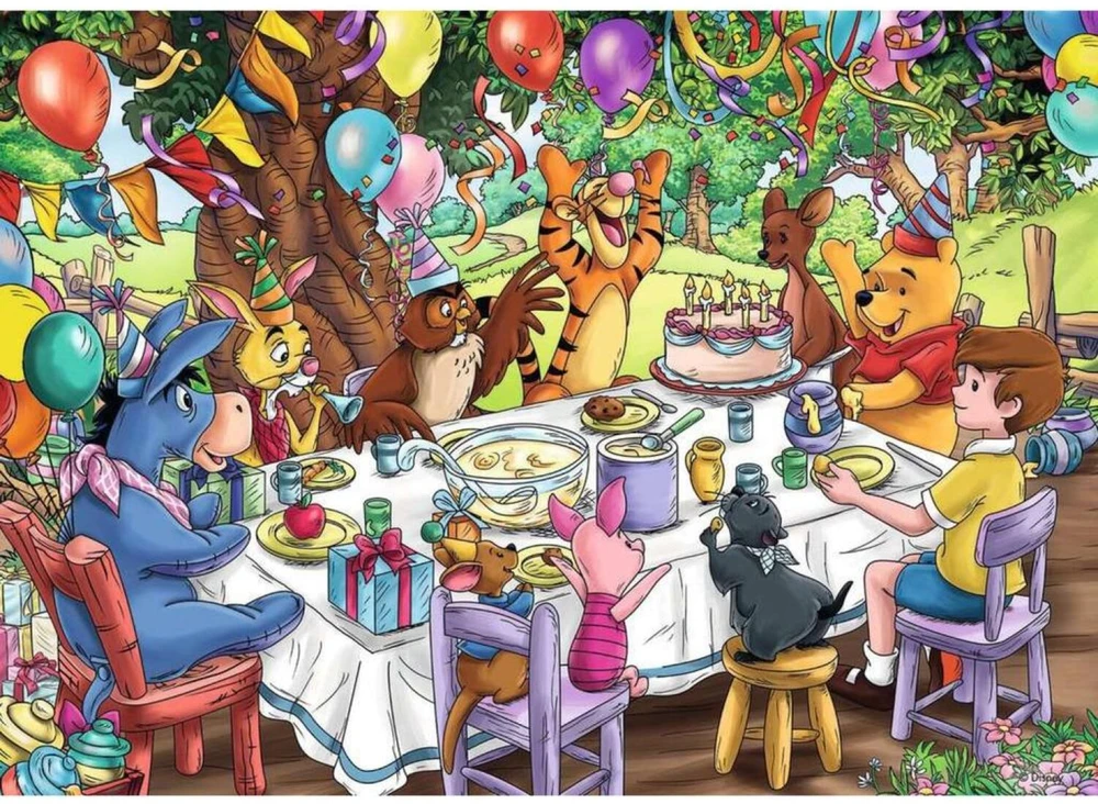 Dėlionė Ravensburger Puzzle Disney Classics Mikė Pukuotukas 1000 dalys
