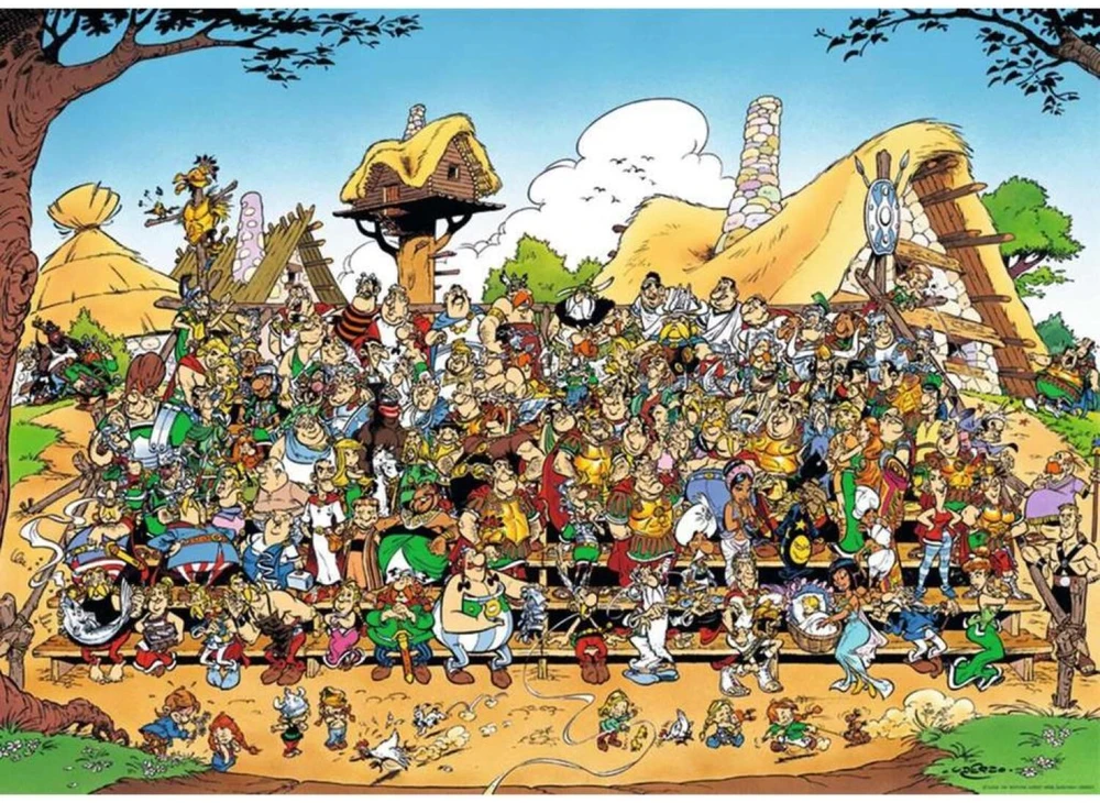 Ravensburger Dėlionė Asterix Familienfoto 12000473, 1000 dalių, kartonas, 70x50 cm, 14+ metų