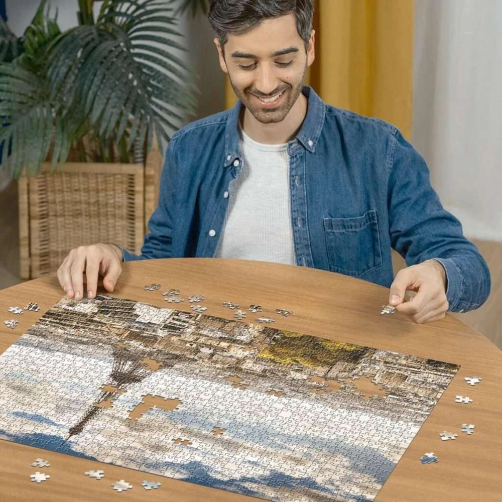 Ravensburger Dėlionė Beautiful Skylines Paris 12000018, 1000 dalių, 70x50 cm, Eifelio bokštas, paaugliams ir suaugusiems