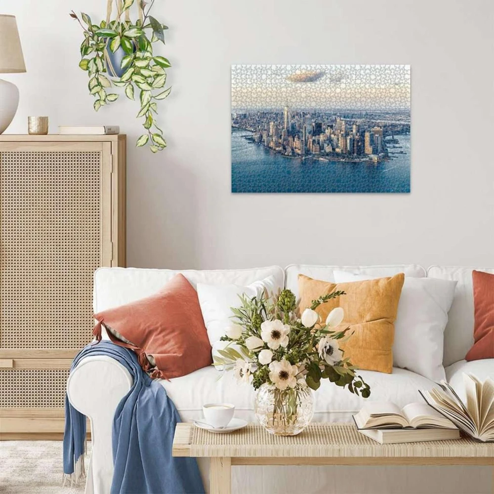 Ravensburger dėlionė Beautiful Skylines New York 12000017, 1000 dalių, 70x50 cm, nuo 14 metų, paaugliams ir suaugusiesiems