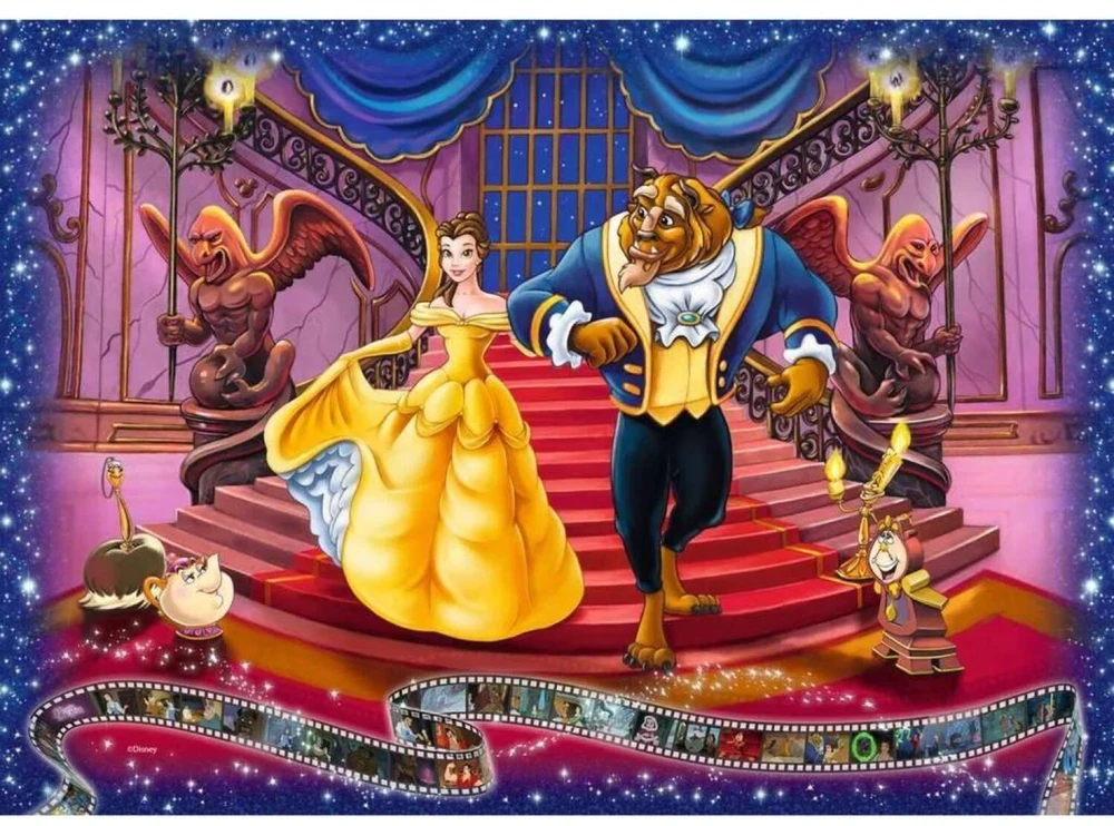 Dėlionė Ravensburger Puzzle Disney Classics Piękna i Bestia 1000 dalys