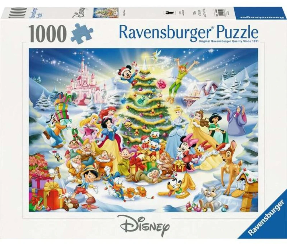 Dėlionė Ravensburger Puzzle 1000 dalių Disney Kalėdos