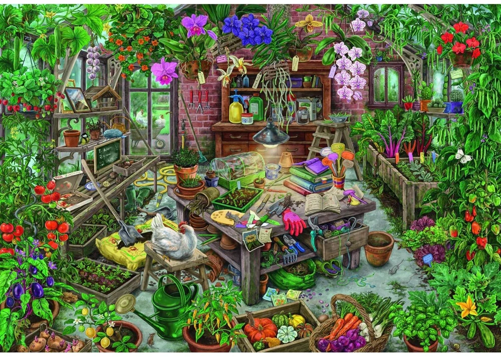 Ravensburger EXIT Dėlionė 368 vnt. - Šiltnamis