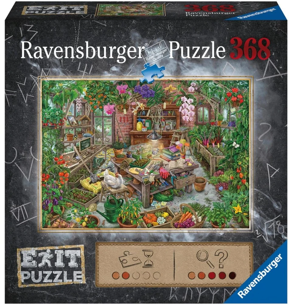 Ravensburger EXIT Dėlionė 368 vnt. - Šiltnamis