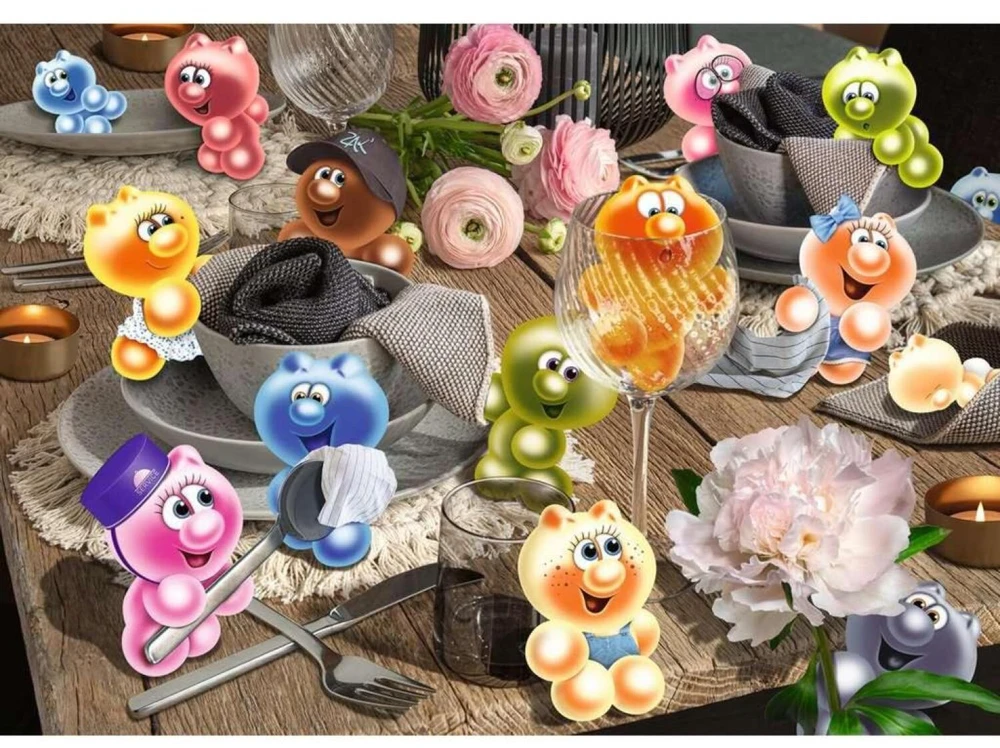 Ravensburger Dėlionė Gelini dengia stalą 12000788, 1000 dalių, 70x50cm, paaugliams, suaugusiesiems, nuo 14 metų
