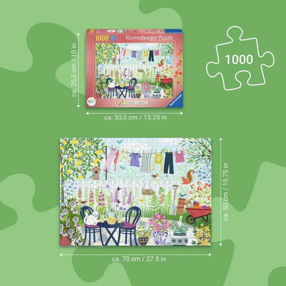 Dėlionė Ravensburger - Summer Garden 1000p (12001754)