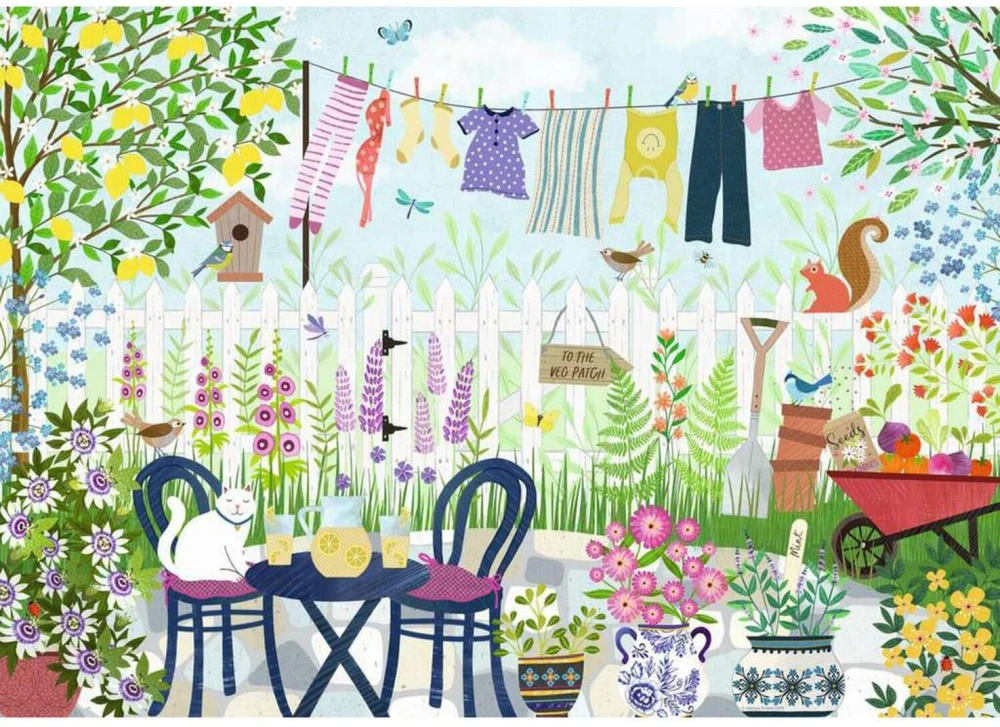 Dėlionė Ravensburger - Summer Garden 1000p (12001754)
