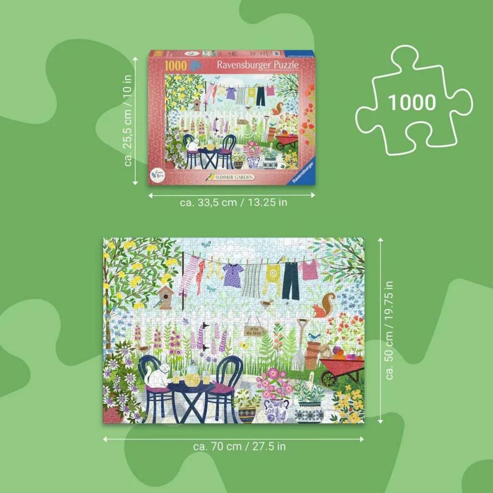 Dėlionė Ravensburger - Summer Garden 1000p (12001754)