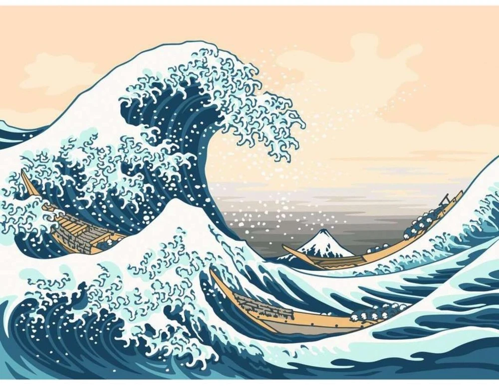 Ravensburger CreArt ART Collection - The Great Wave (Hokusai)