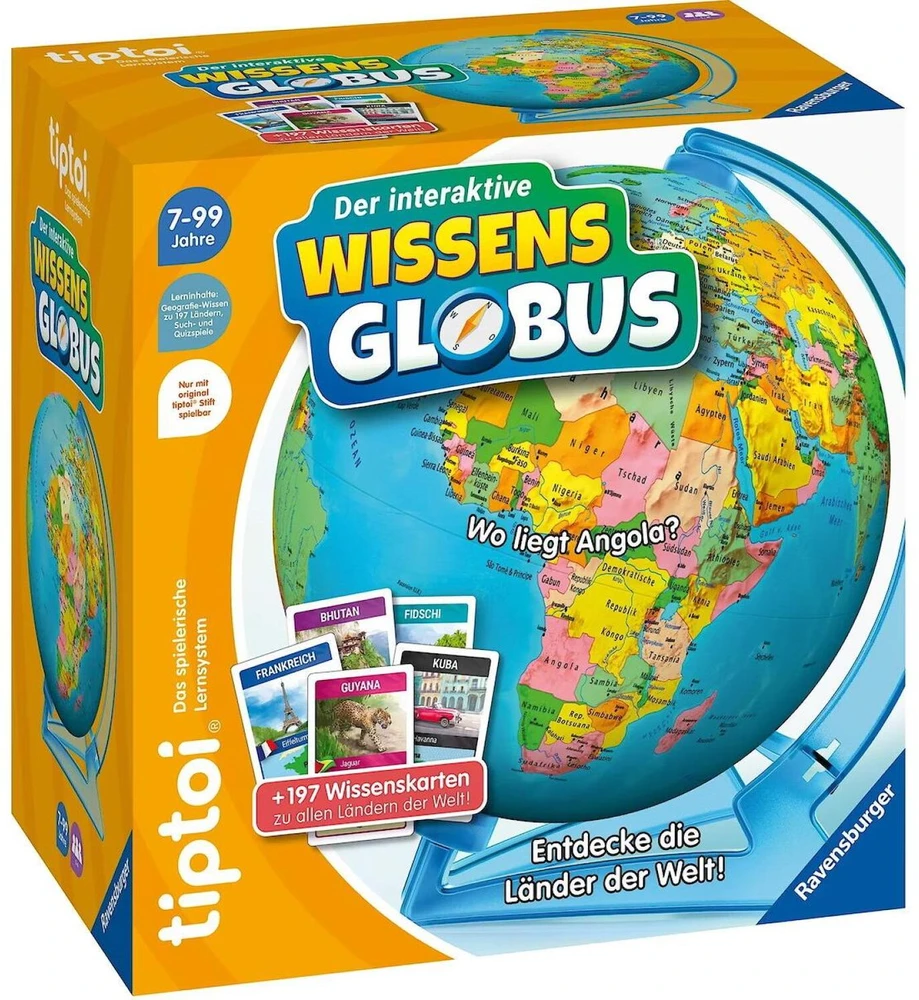 Ravensburger tiptoi Der interaktive Wissens-Globus