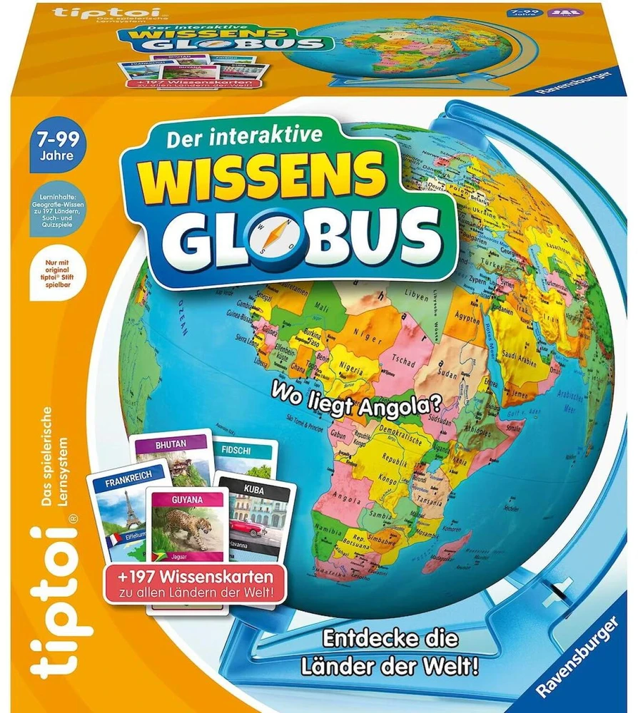 Ravensburger tiptoi Der interaktive Wissens-Globus