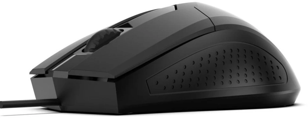 Rebeltec Pelė optinė Focus USB, 1200DPI 3 przyciski i rolka, czułość 125Hz, kabelis 1.8m, waga 66g