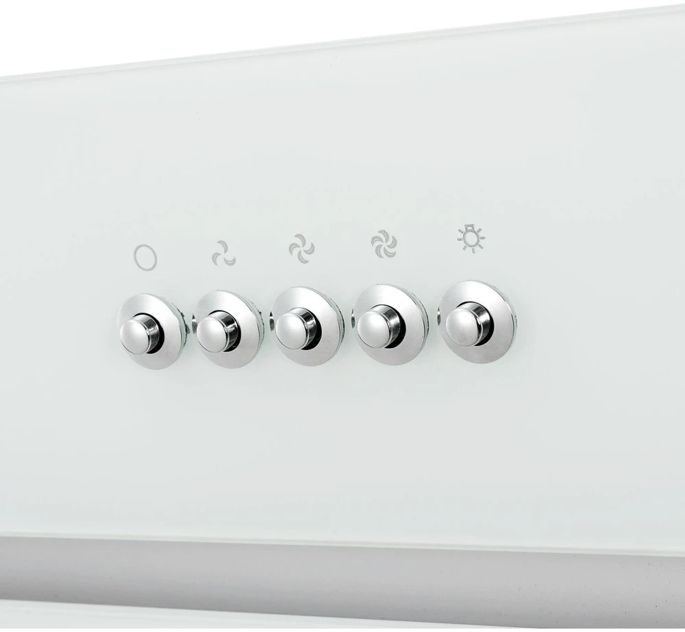Respekta gartraukis CH22010WBZ, 60cm, 54-62dB, 150mm, 35kWh/metus, B, D, A, D, LED apšvietimas, riebalų filtras, anglies filtras