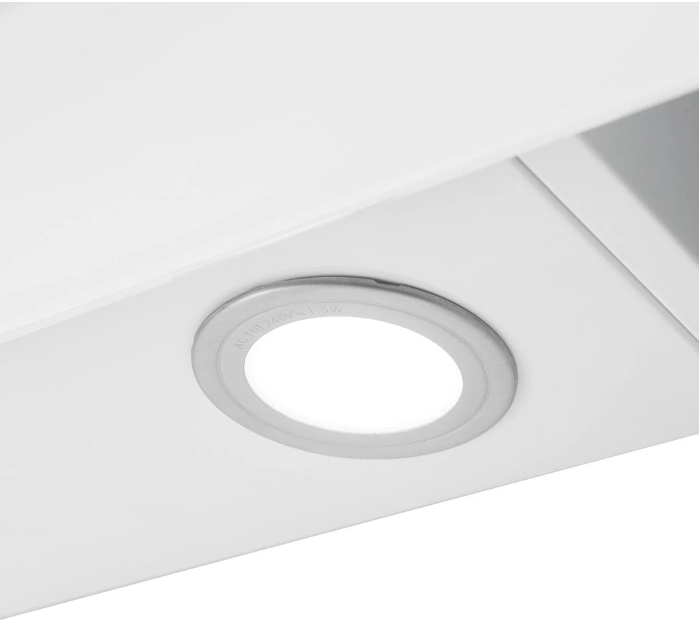 Respekta gartraukis CH22010WBZ, 60cm, 54-62dB, 150mm, 35kWh/metus, B, D, A, D, LED apšvietimas, riebalų filtras, anglies filtras