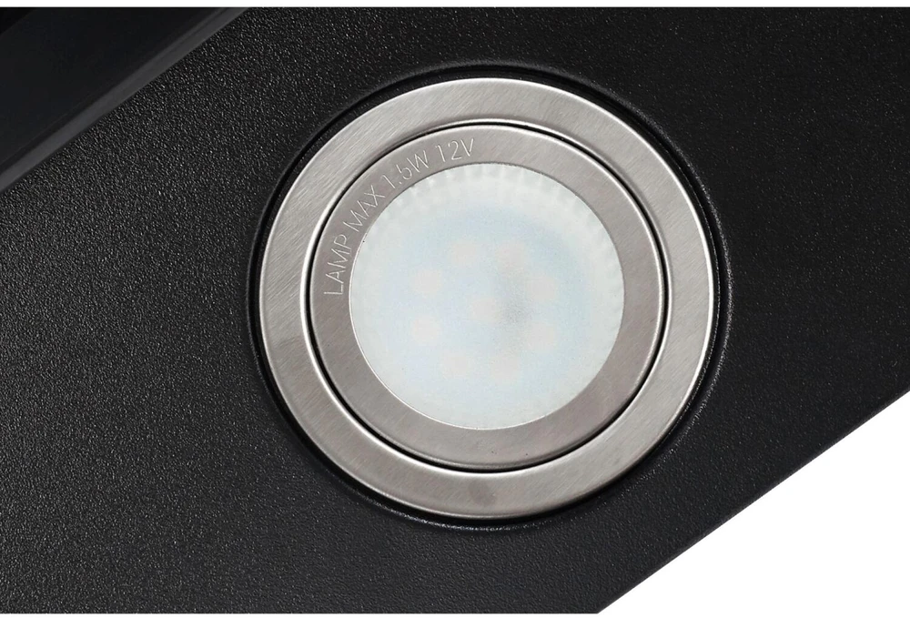 Gartraukis respekta CH 24090 SAM, extractor hood (juodas)