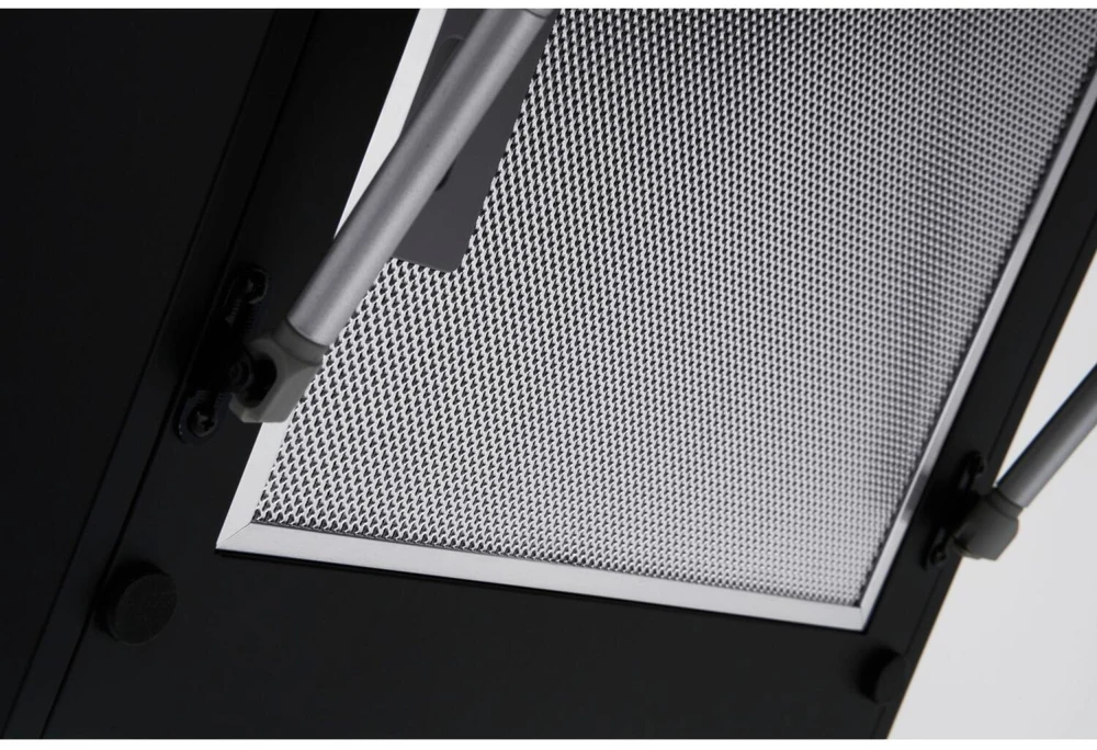 Respekta gartraukis CH55060SA++, 60 cm, sieninis, juodas, 3 greičiai, 42-63 dB, 16 kWh/metus, A++, LED apšvietimas