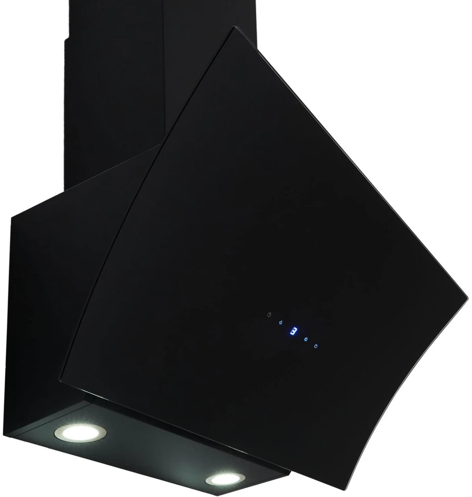 Respekta gartraukis CH55060SA++, 60 cm, sieninis, juodas, 3 greičiai, 42-63 dB, 16 kWh/metus, A++, LED apšvietimas
