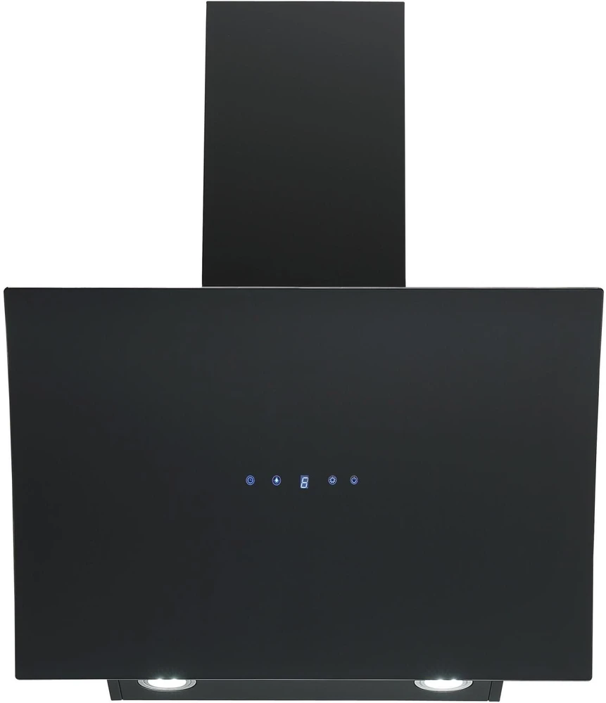 Respekta gartraukis CH55060SA++, 60 cm, sieninis, juodas, 3 greičiai, 42-63 dB, 16 kWh/metus, A++, LED apšvietimas