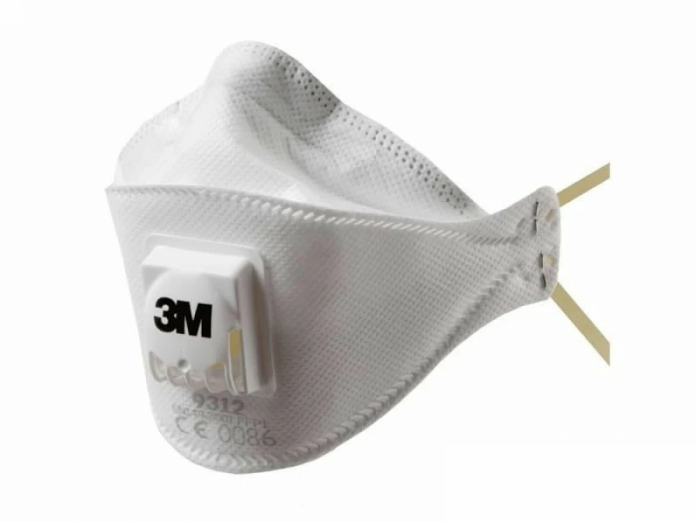 3M Vienkartinis respiratorius su vožtuvu, sulankstomas