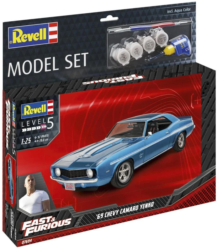 Revell Model Set Fast & Furious 1969 Chevy Camaro Yenko