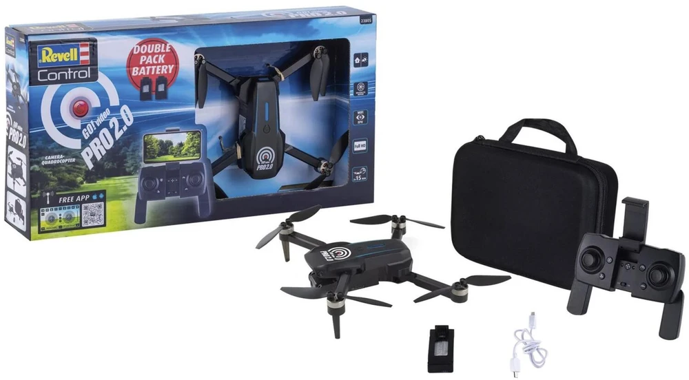 Revell Dron RC Camera Kvadkopteris Go! Video Pro 2.0