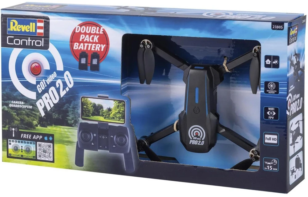 Revell Dron RC Camera Kvadkopteris Go! Video Pro 2.0