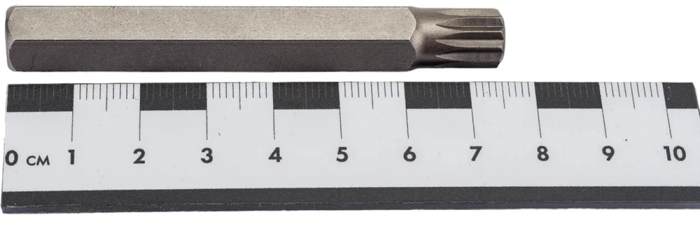 Rockforce Bit SPLINE M10x10mm L-75mm